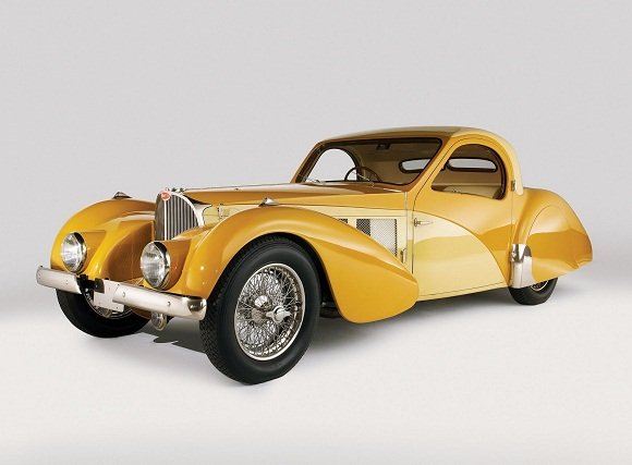 The Bugatti Type 57SC Atalante is one of the rarest collectible cars in 