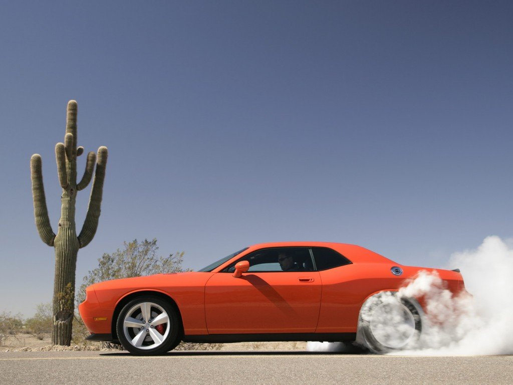 A Dodge Challenger