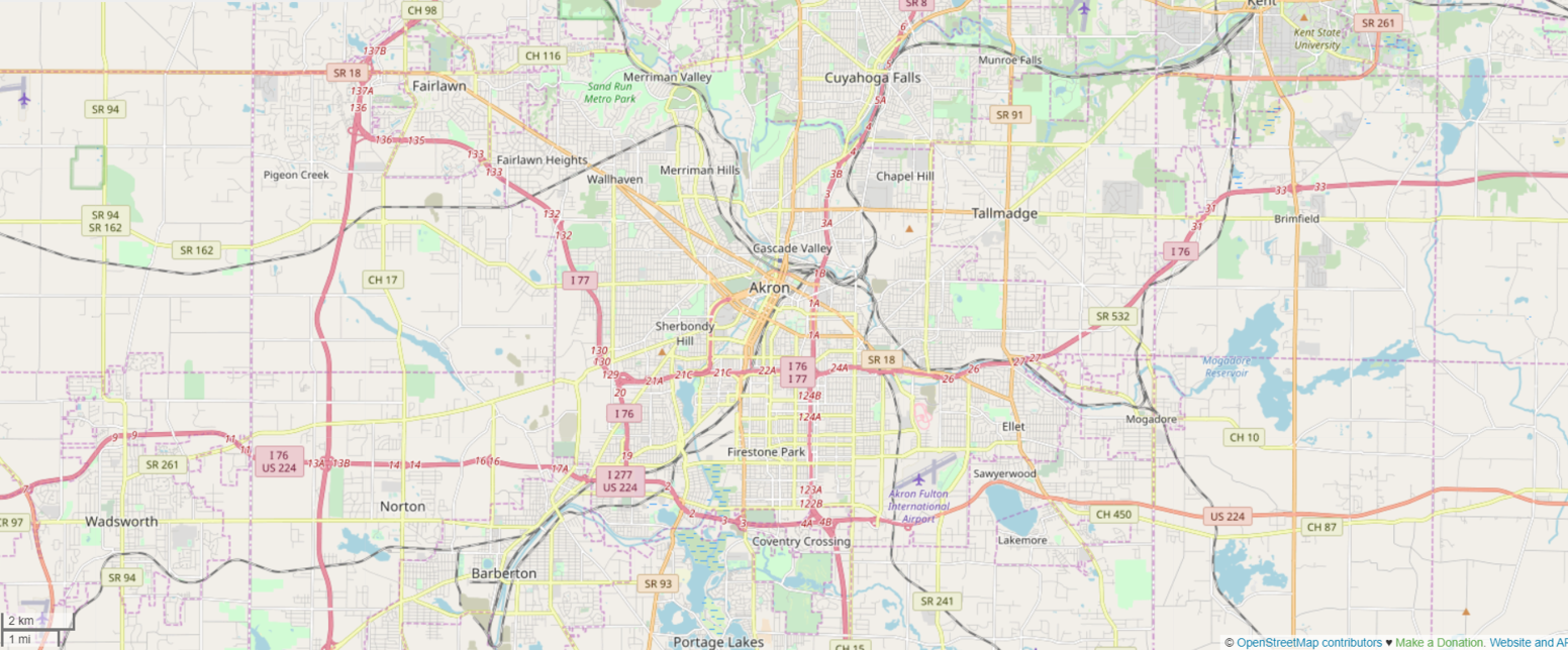 Akron,_Ohio_Highway_Map_-medium