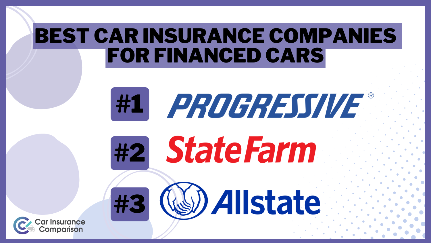 Progressive, State Farm, Allstate: Best Car Insurance Companies for Financed Cars
