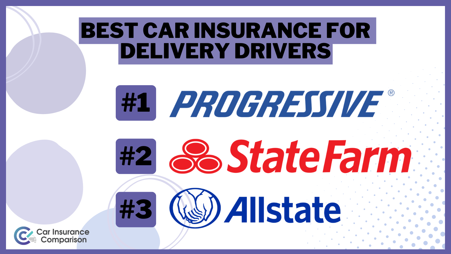 Best Car Insurance for Delivery Drivers: Progressive, State Farm, and Allstate