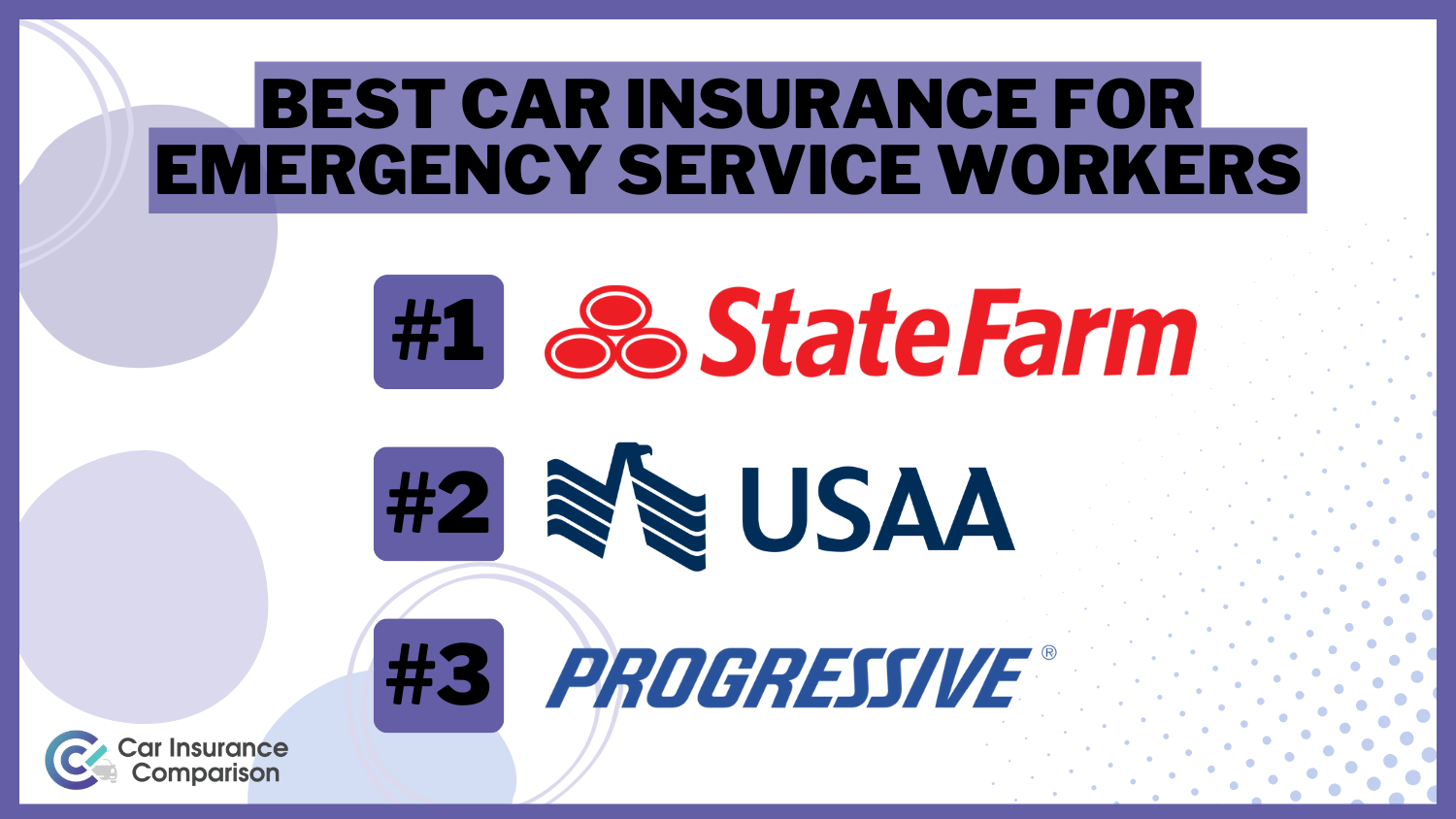 Best Car Insurance for Emergency Service Workers in 2024 (Top 10 Companies)