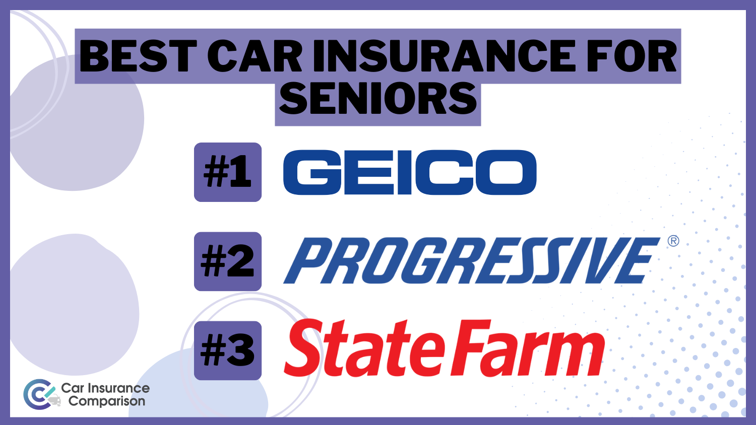 Best Car Insurance for Seniors: Geico, Progressive, and State Farm