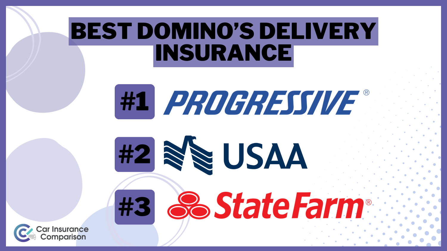 Progressive, USAA, State Farm: Best Domino’s Delivery Insurance