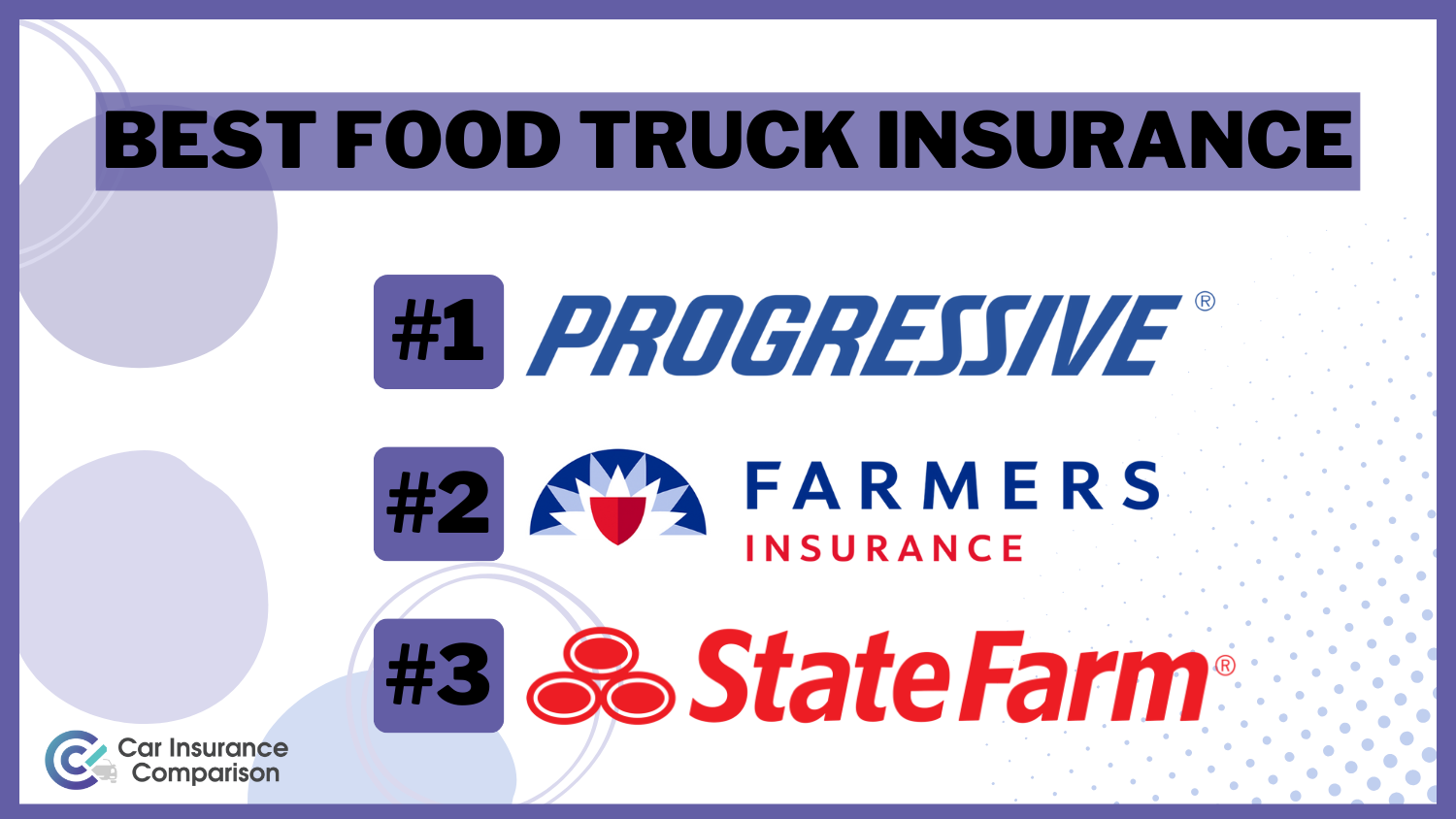 Progressive, Farmers, State Farm: Best Food Truck Insurance