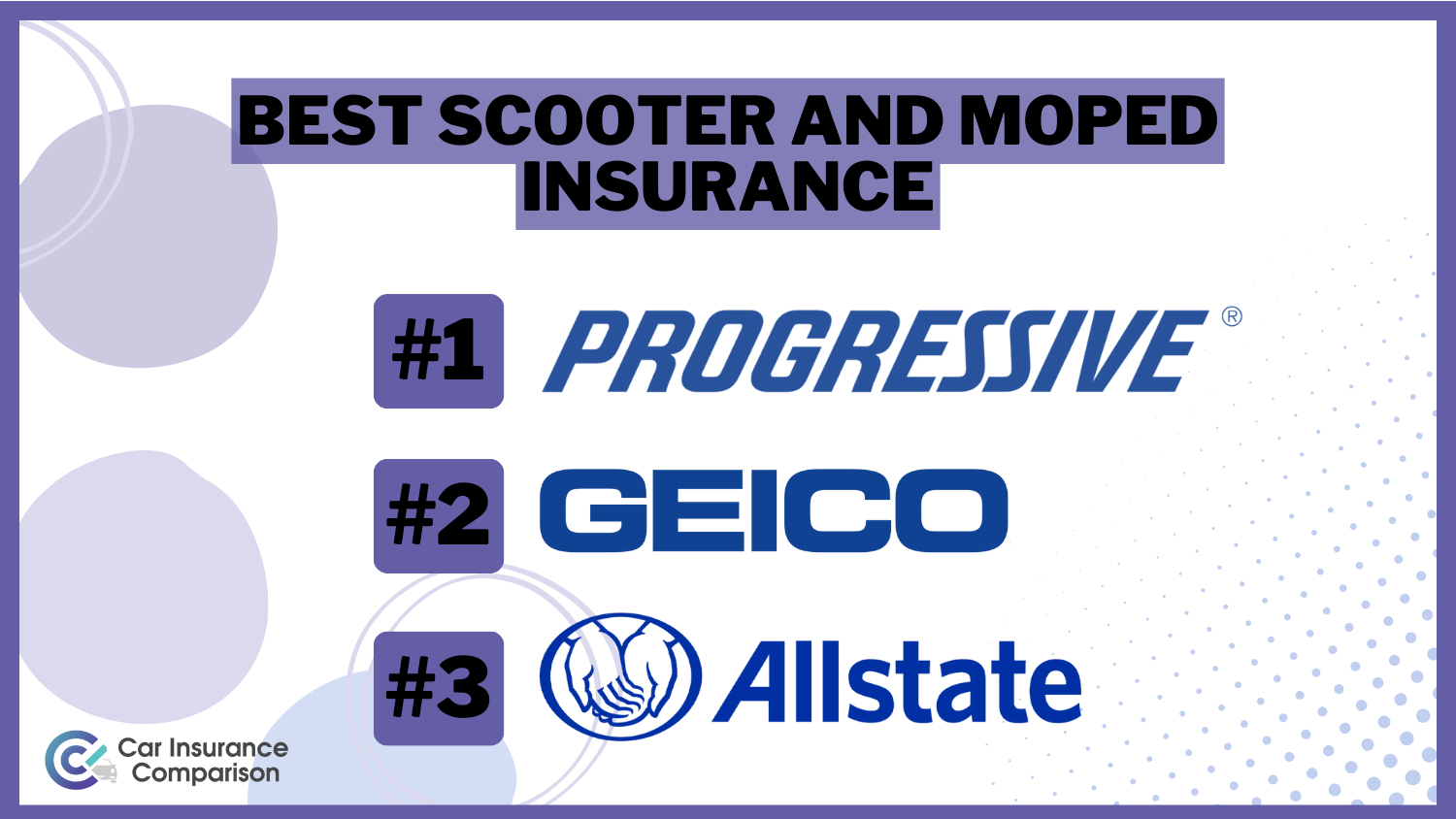 3 Best Scooter and Moped Insurance: Progressive, Geico, and Allstate