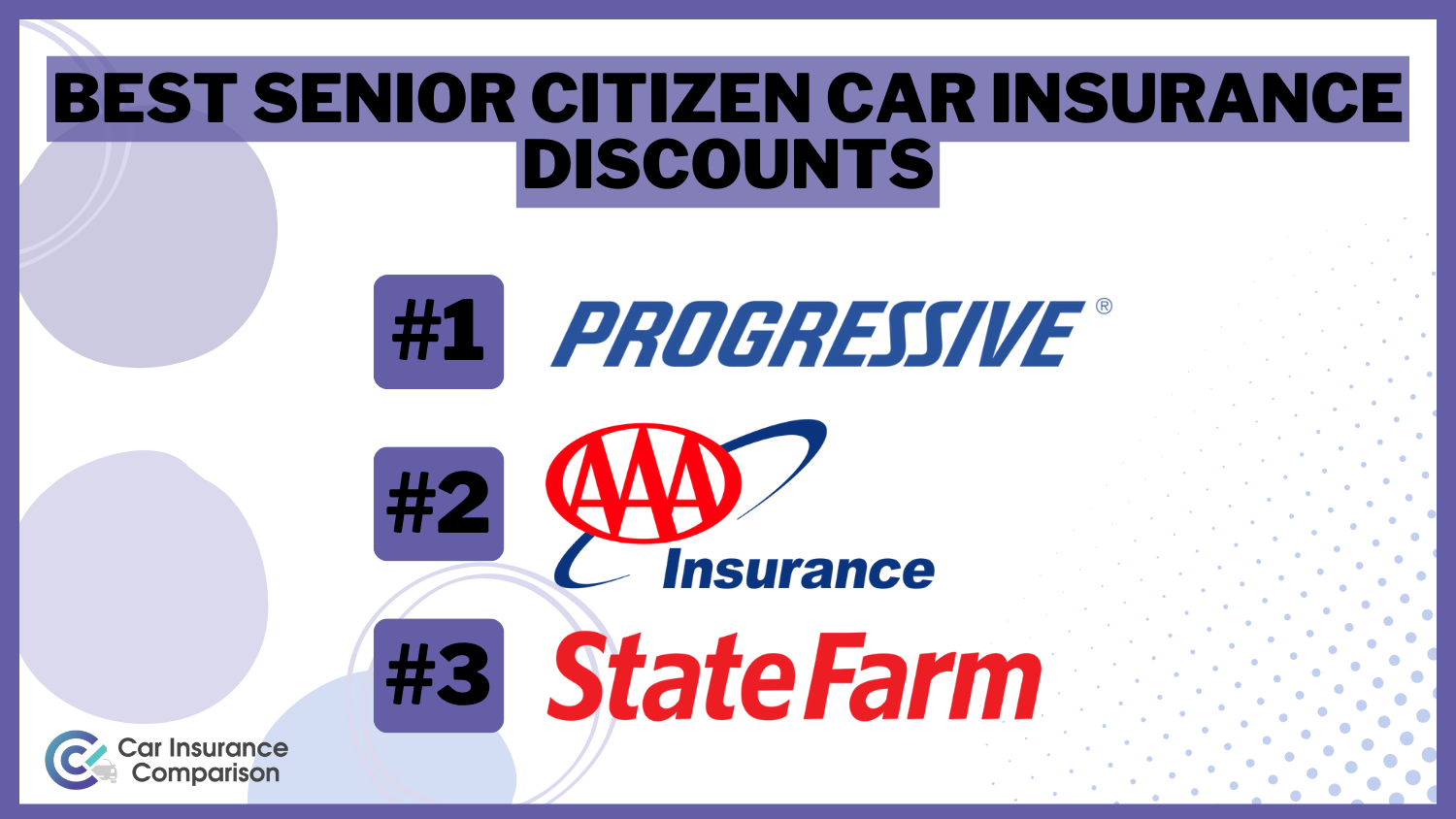 Best Senior Citizen Car Insurance Discounts: Progressive, AAA, and State Farm