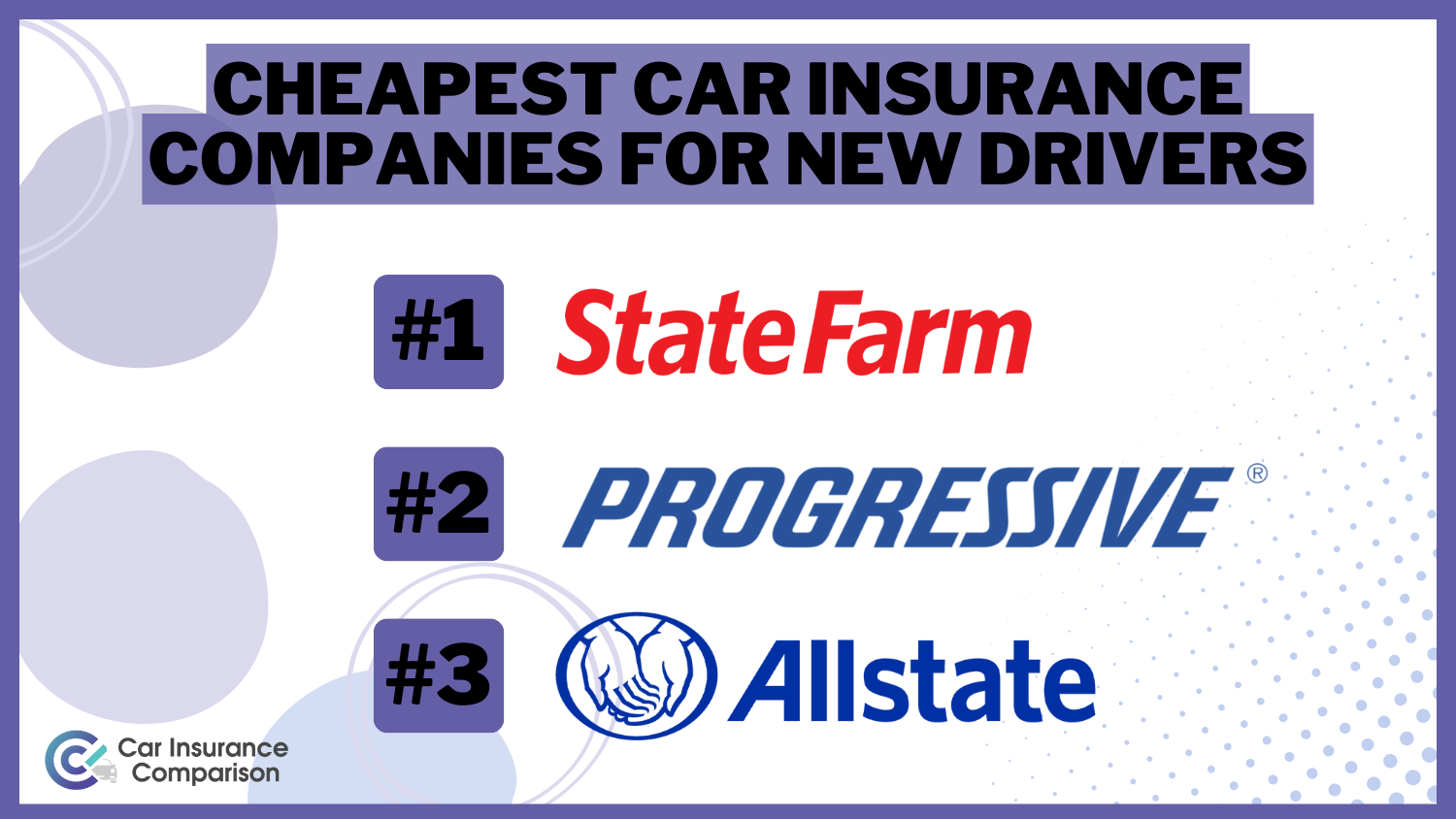 Cheapest Car Insurance Companies for New Drivers: State Farm, Progressive, and Allstate