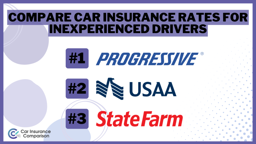Compare Car Insurance Rates for Inexperienced Drivers in 2024 (Top 10 Companies)