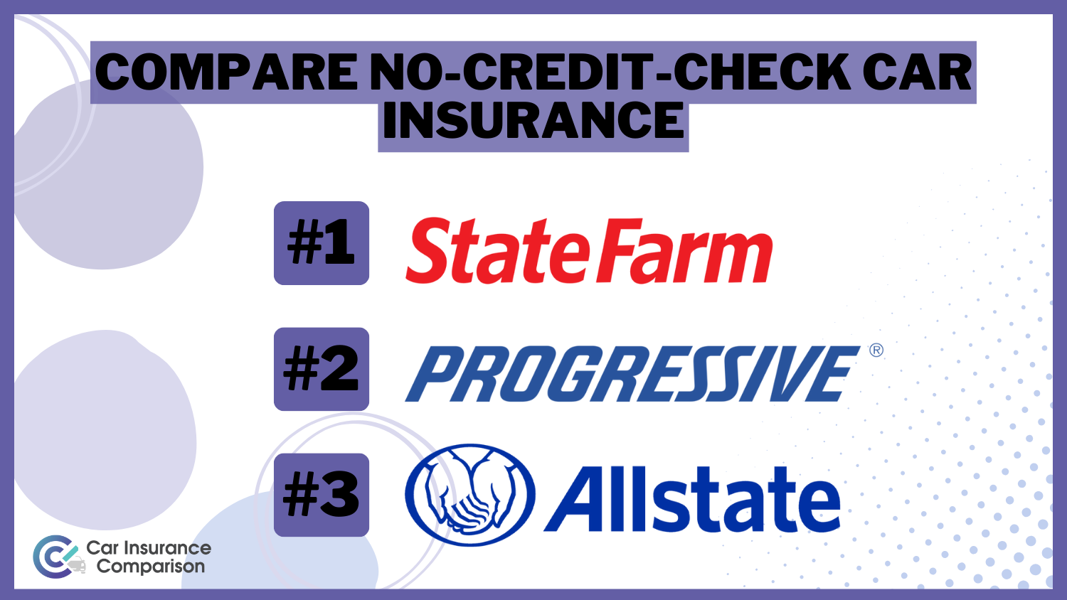 Compare No-Credit-Check Car Insurance: Rates, Discounts, & Requirements in 2024 (Top 10 Companies)