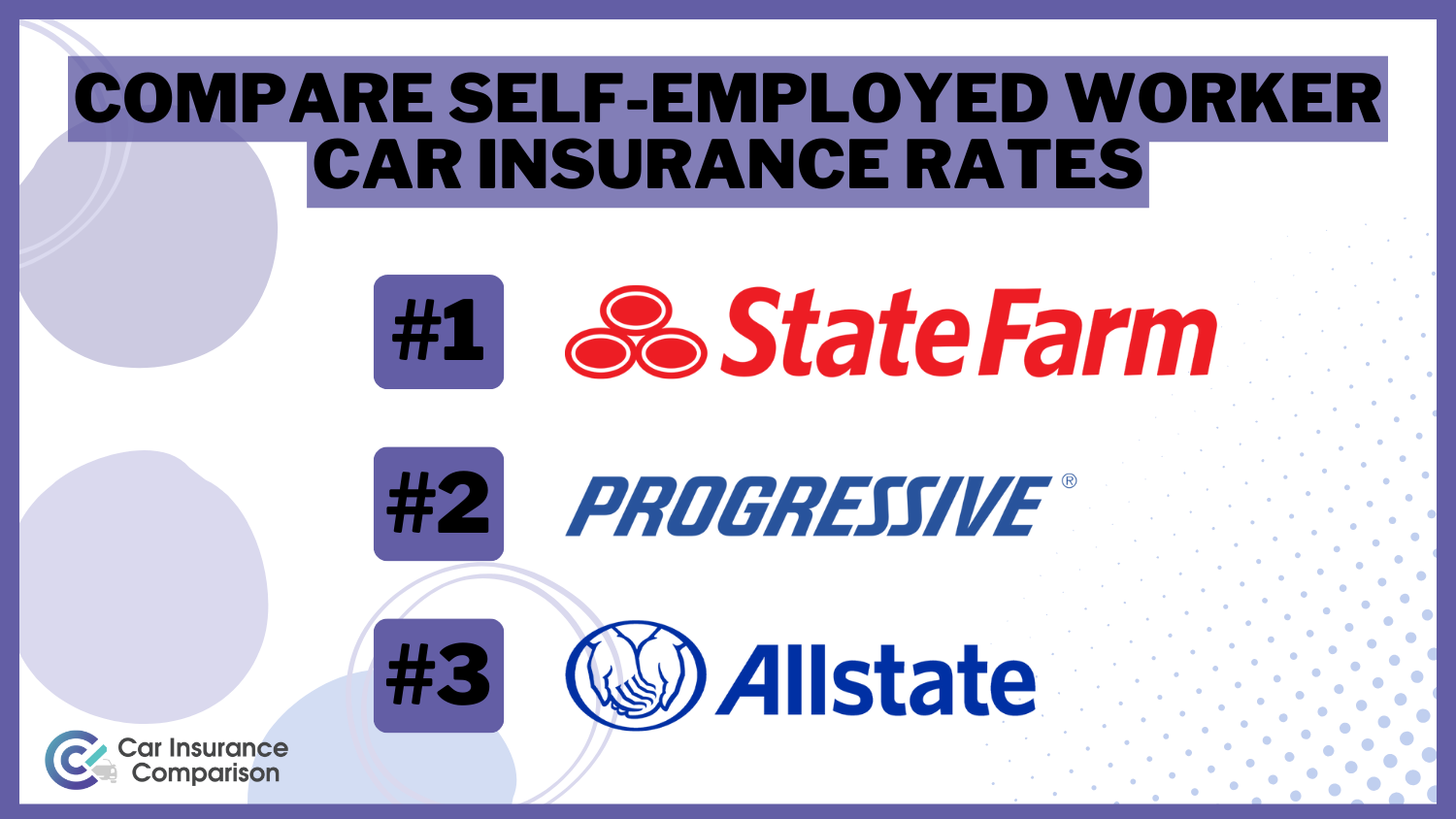 Compare Self-Employed Worker Car Insurance Rates in 2024 (Top 10 Companies)