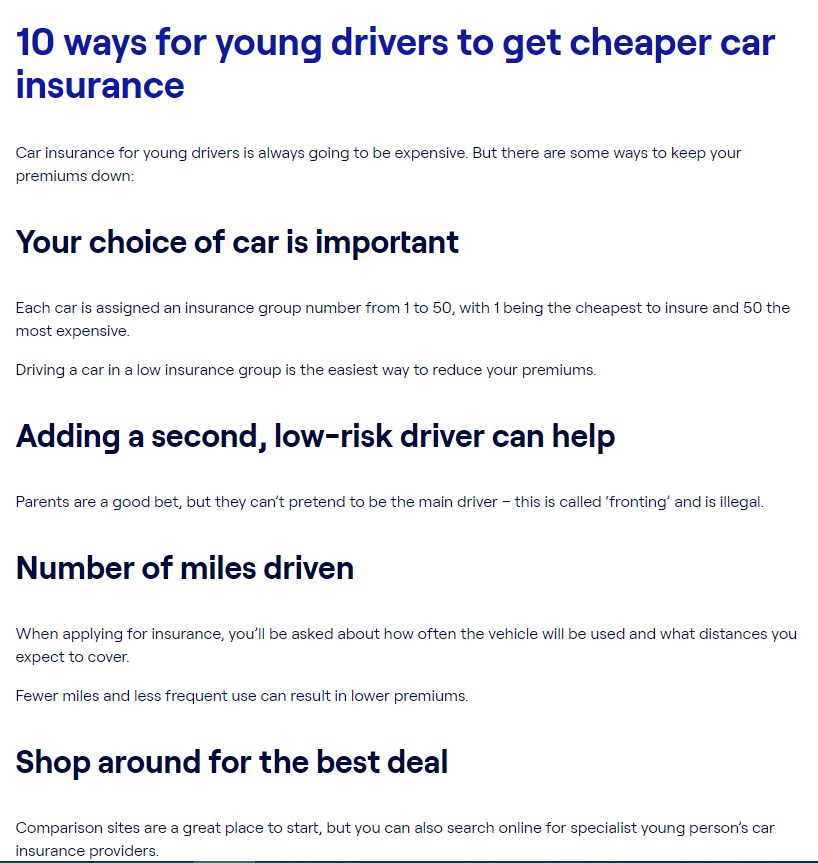 Cheap Car Insurance for Young Male Drivers