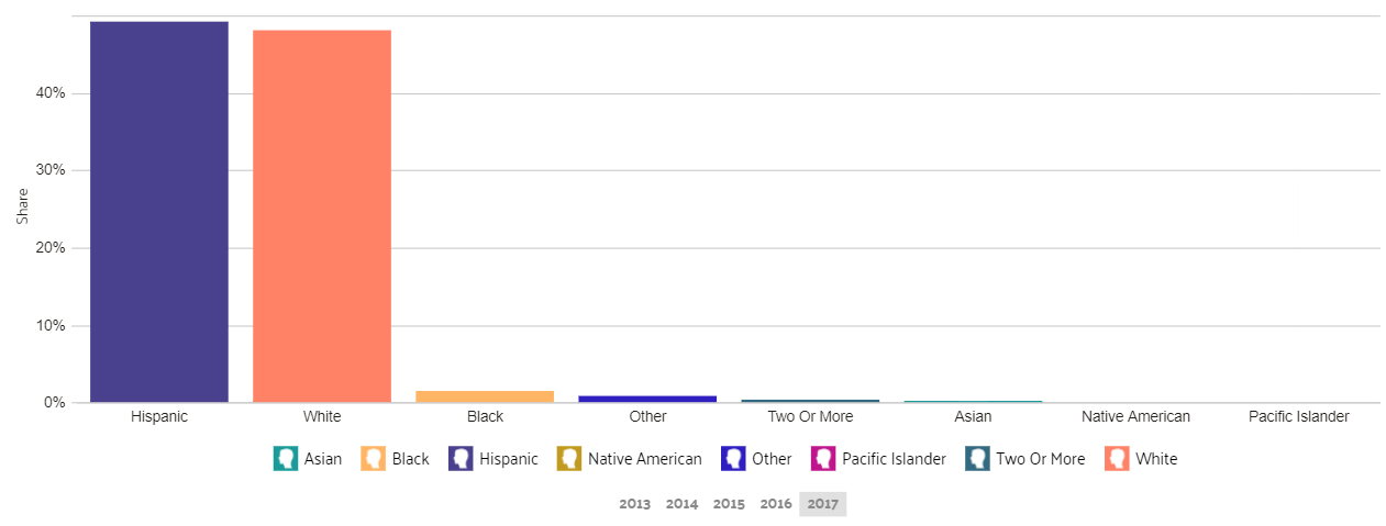 Hialeah FL Poverty by Race and Ethnicity