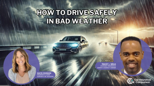 How to Drive Safely in Bad Weather [2026] | CarInsuranceComparison.com