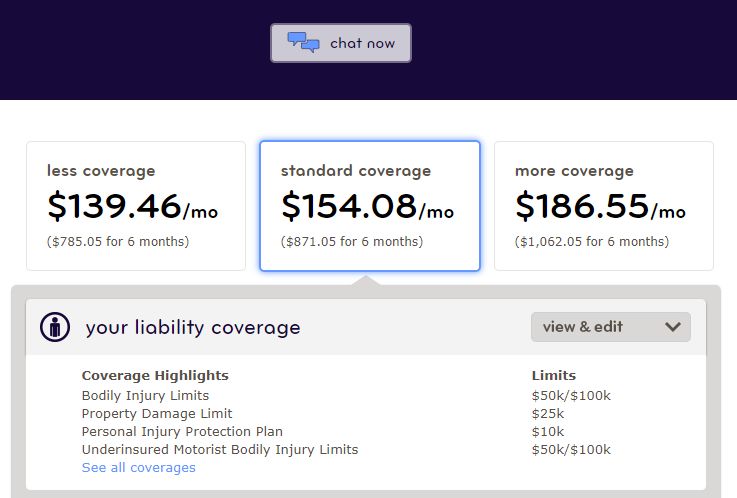 get Esurance car insurance quote