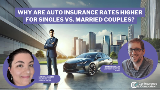 Why are car insurance rates higher for singles vs. married couples ...