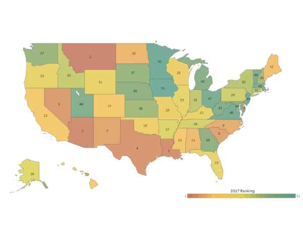 10 States with the Worst Drivers [2023 Study]