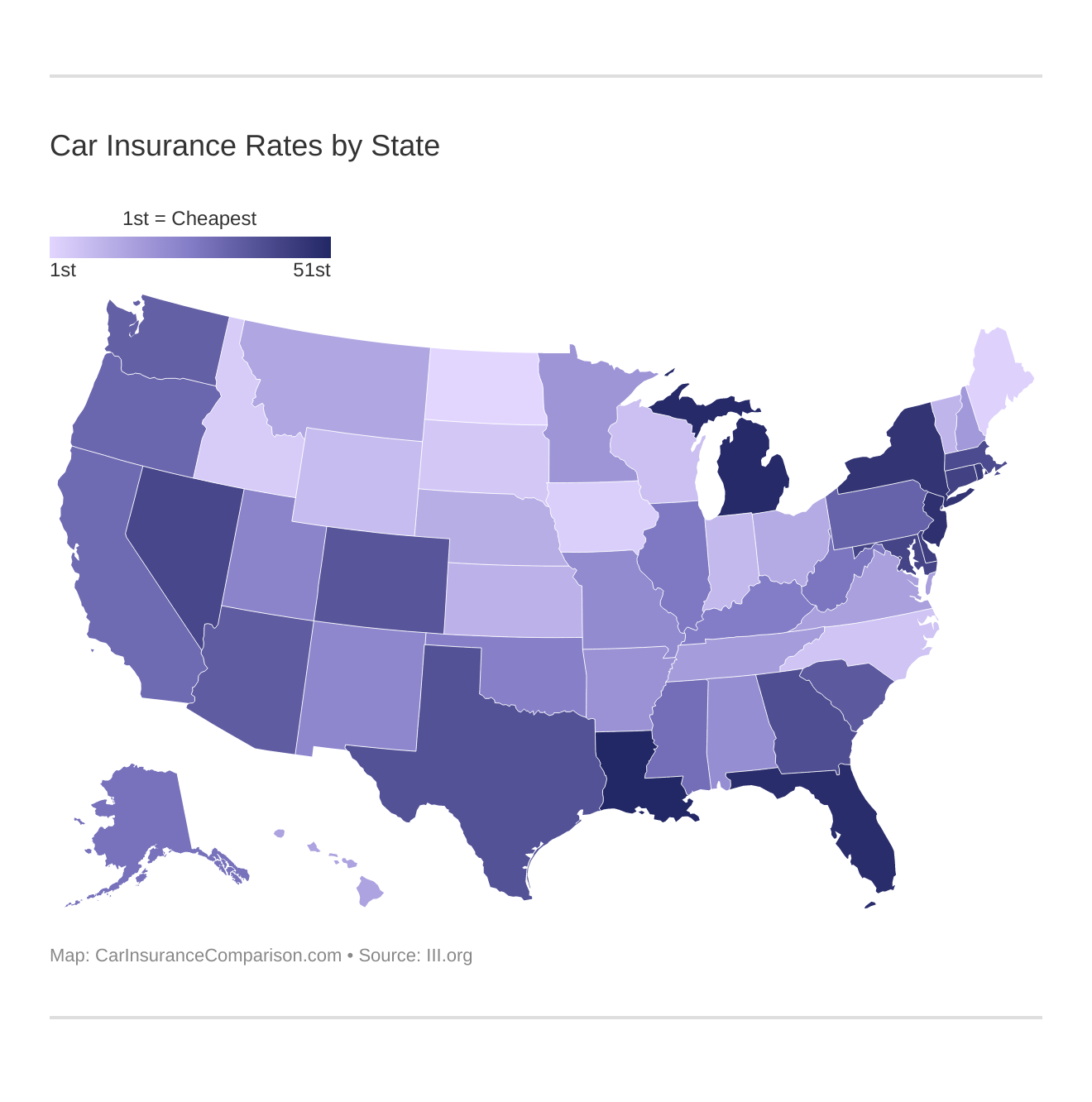 Car Insurance Rates by State