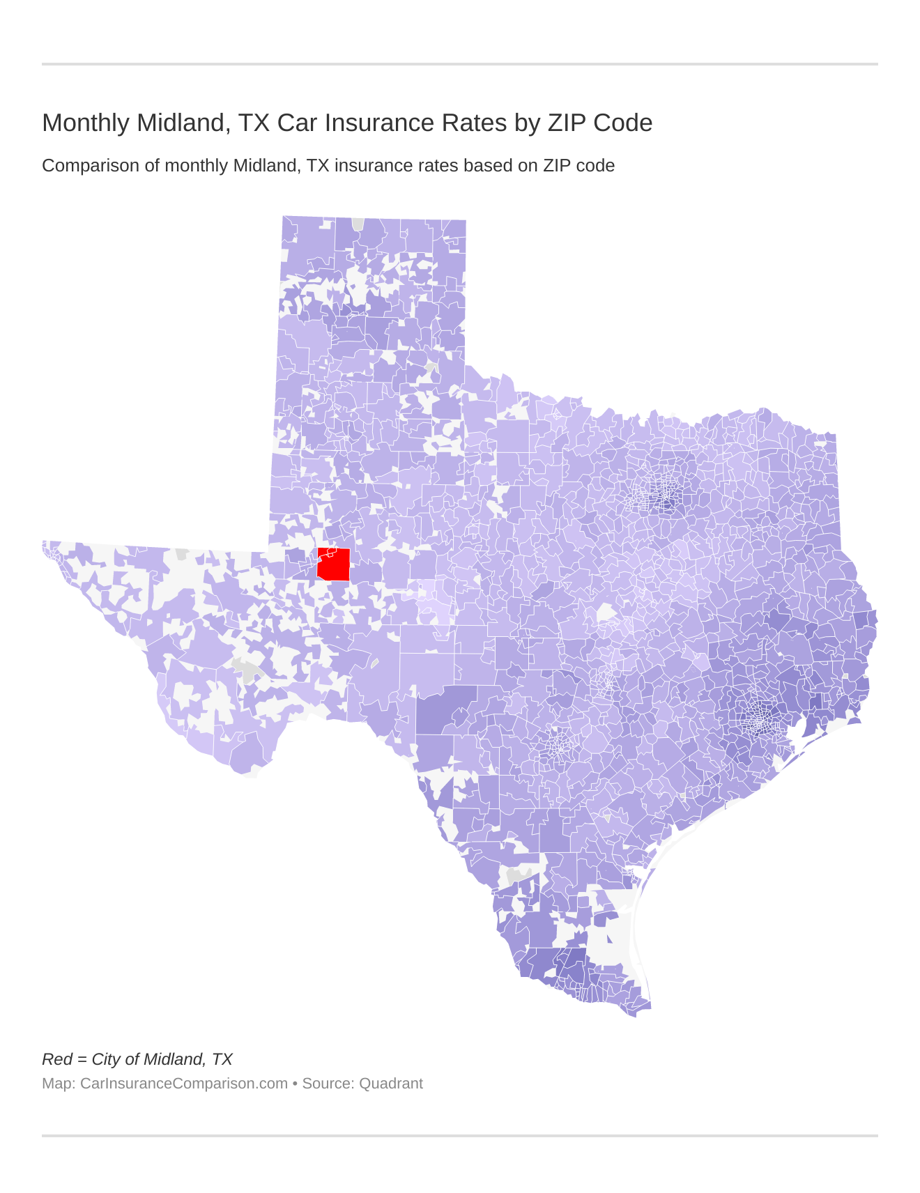 Compare Midland, TX Car Insurance Rates (2021